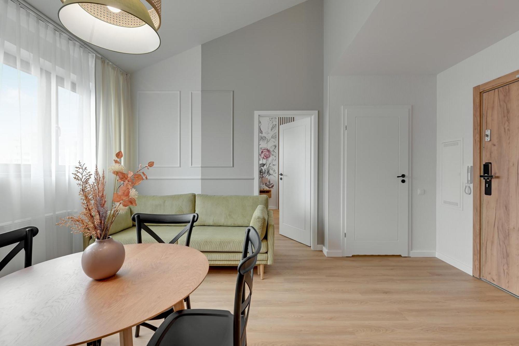 Waterlane Vintage - Fitness & Parking By Downtown Apartments Gdańsk Rum bild