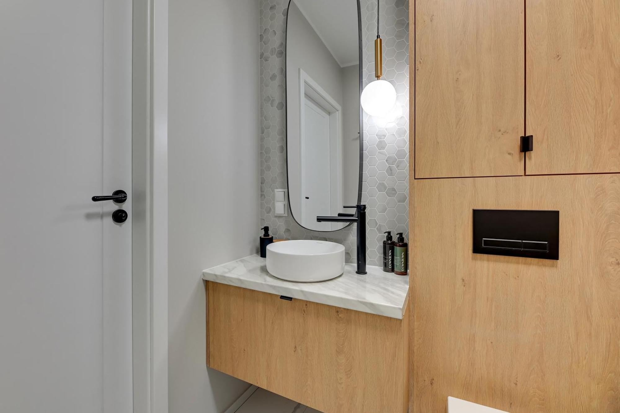 Waterlane Vintage - Fitness & Parking By Downtown Apartments Gdańsk Rum bild