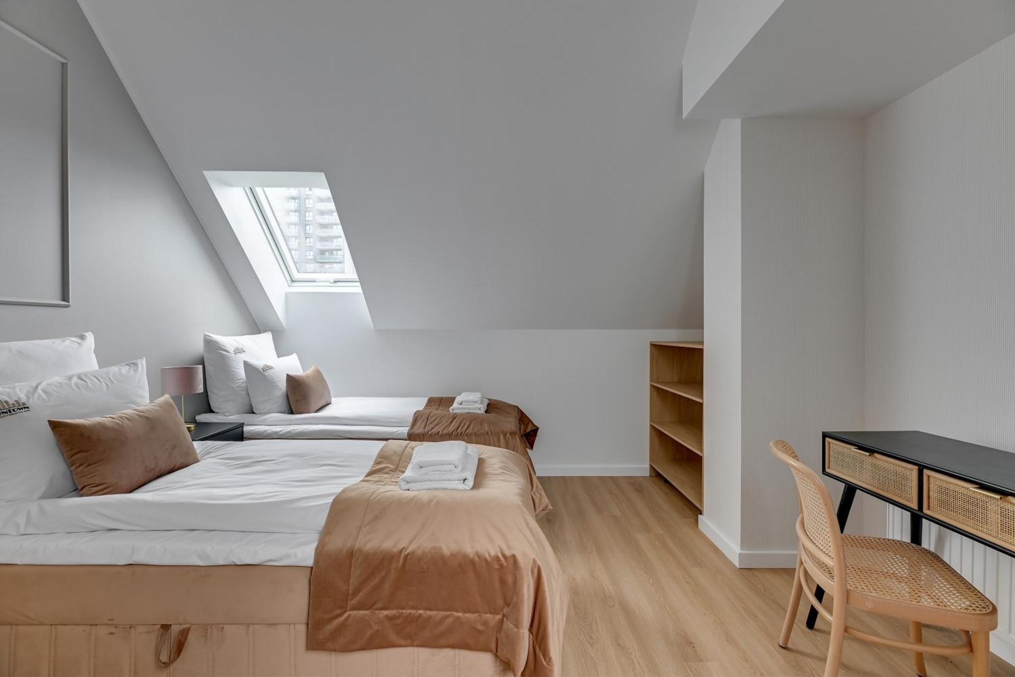 Waterlane Vintage - Fitness & Parking By Downtown Apartments Gdańsk Rum bild